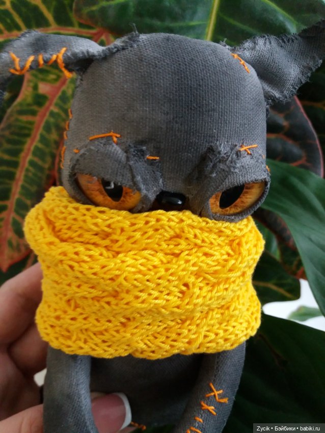 Чердачные котики Буки — Текстильные игрушки и примитивы: кофейные