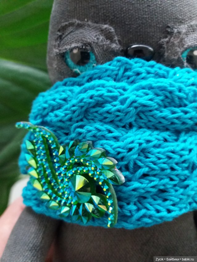 Чердачные котики Буки — Текстильные игрушки и примитивы: кофейные (фото 8)