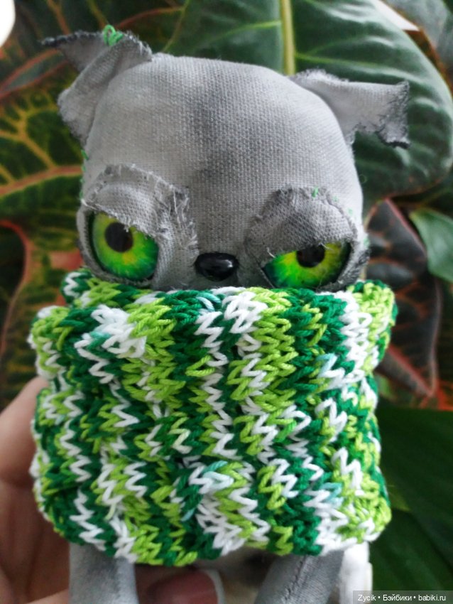 Чердачные котики Буки — Текстильные игрушки и примитивы: кофейные