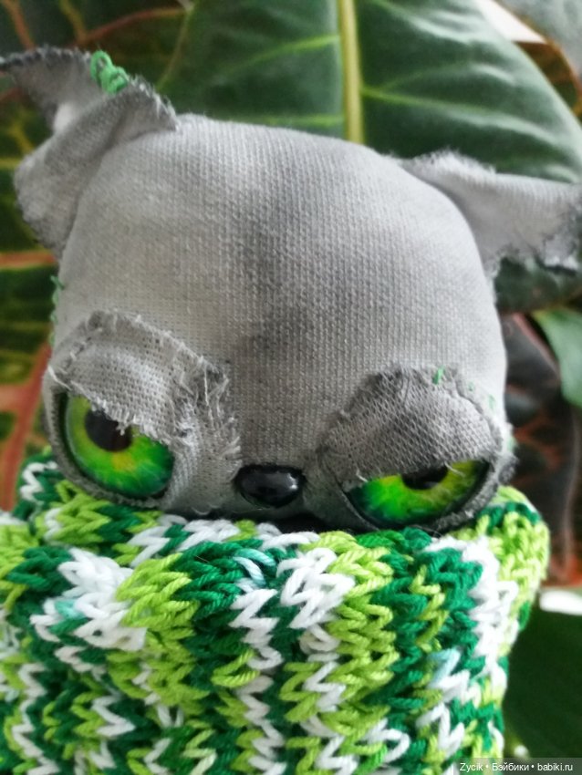 Чердачные котики Буки — Текстильные игрушки и примитивы: кофейные