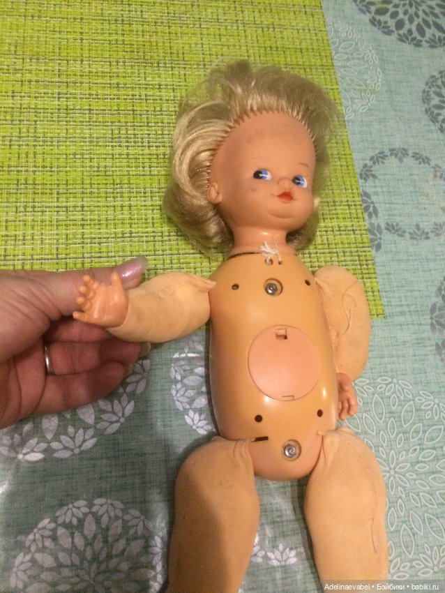 Как я спасла старую куколку с барохлушки (фото 4)