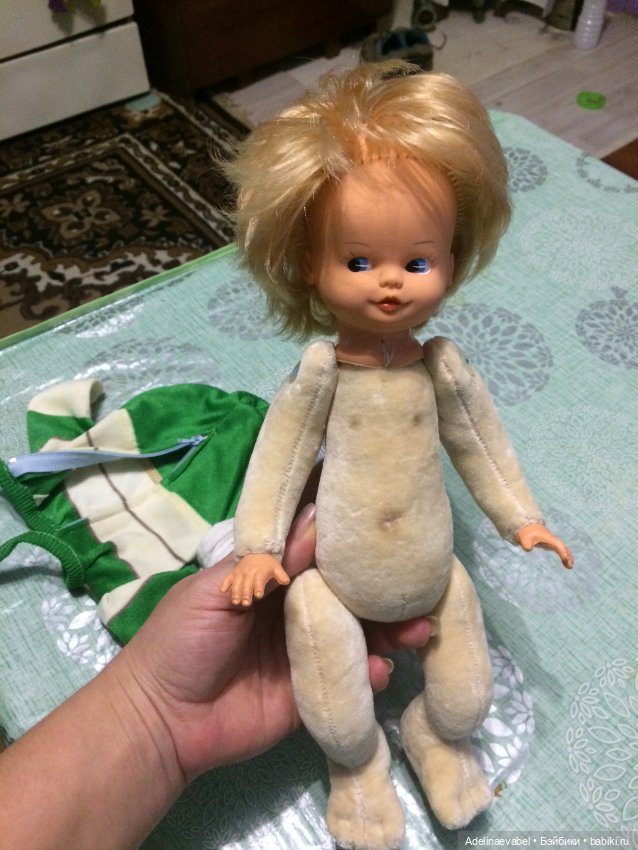 Как я спасла старую куколку с барохлушки (фото 6)