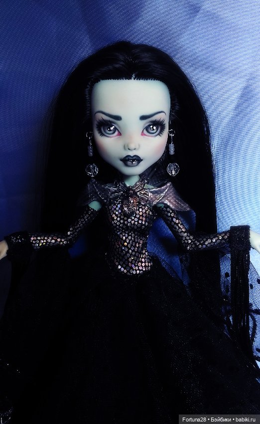 Сказка о темной королеве — ООАК Monster High и Ever After High: репейнт (фото 6)