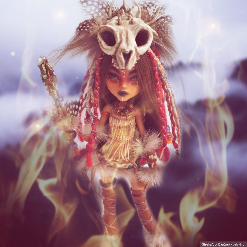 Шаманка. ООАК Клео от МХ — Куклы Monster High и Ever After High: G1 (фото 9)