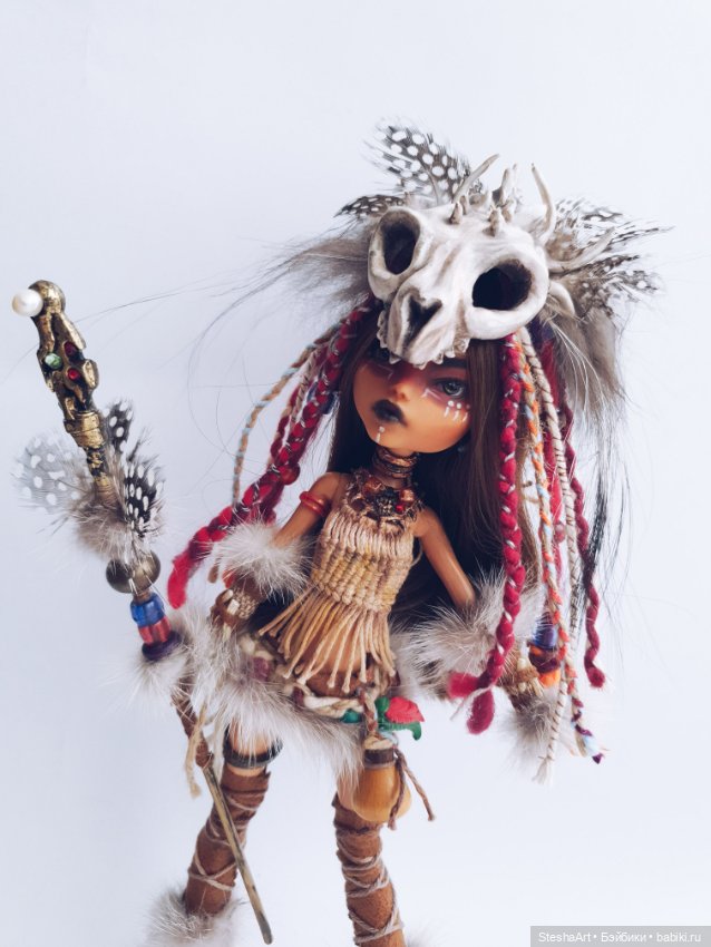 Шаманка. ООАК Клео от МХ — Куклы Monster High и Ever After High: G1 (фото 3)