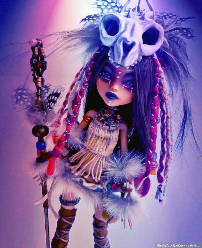 Шаманка. ООАК Клео от МХ — Куклы Monster High и Ever After High: G1