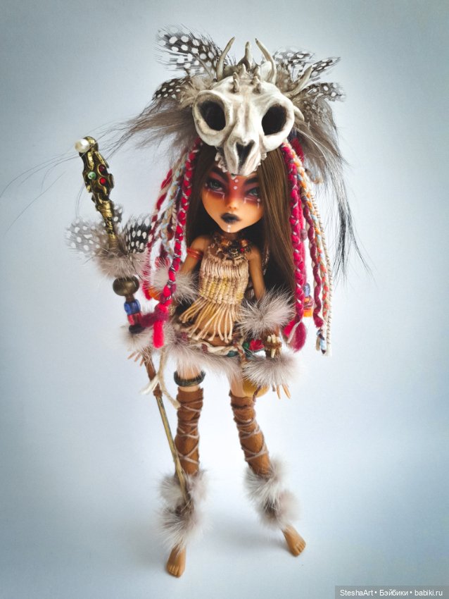 Шаманка. ООАК Клео от МХ — Куклы Monster High и Ever After High: G1 (фото 4)