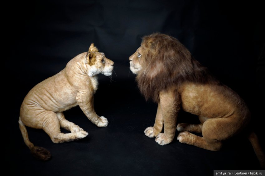Лев и Львица. Реалистичные игрушки (фото 6)