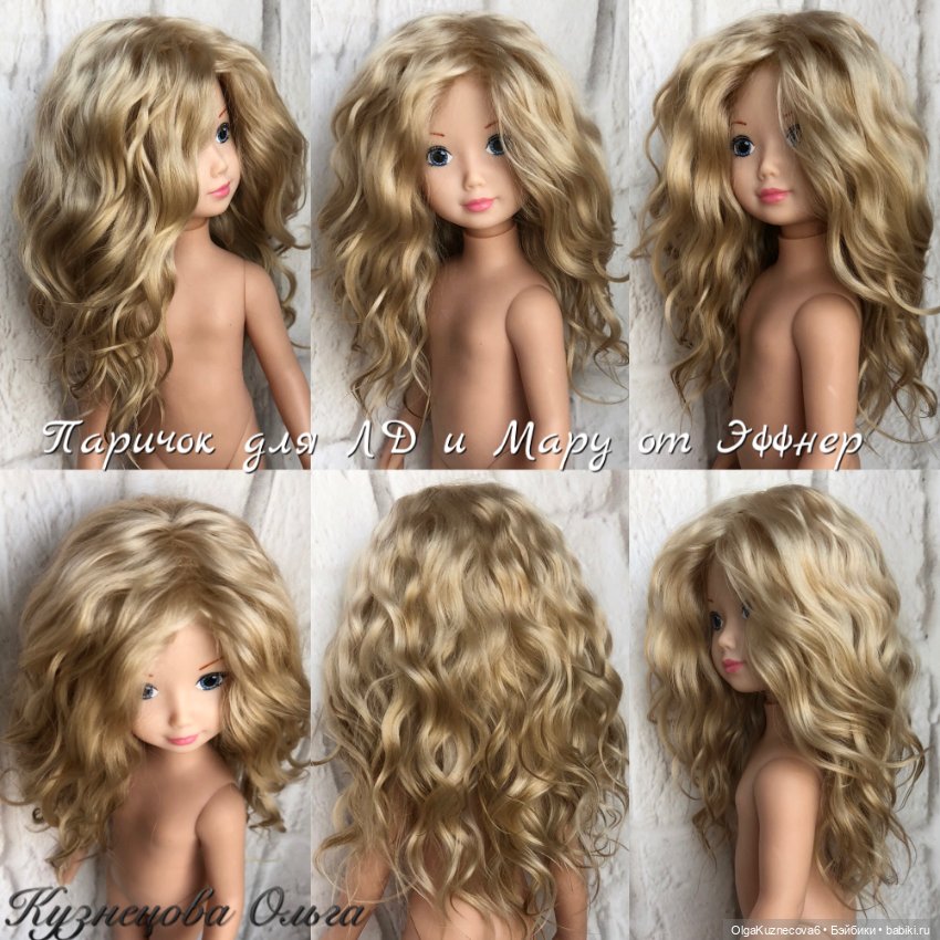 Парички из козочки — Куклы Dianna Effner (Эффнер) из винила: Little Darling (фото 9)