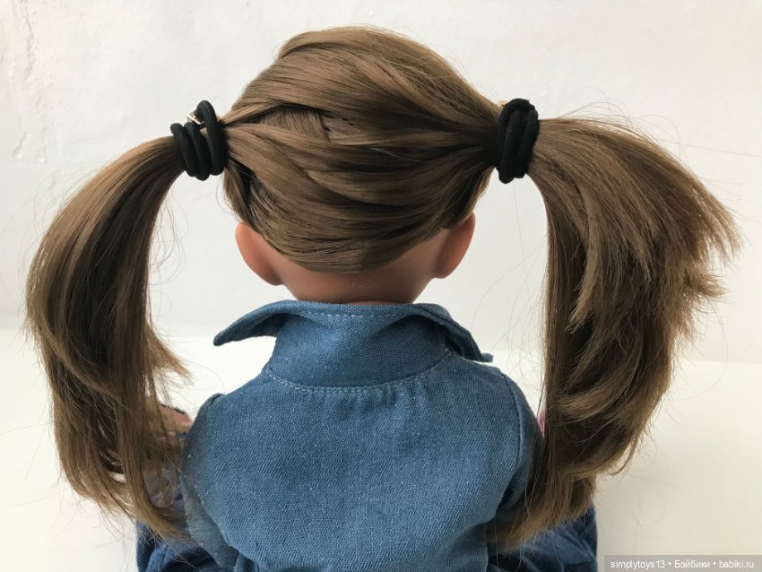 Как сделать фигурный (чешуйчатый) пробор кукле
