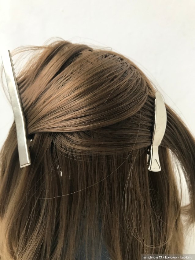 Как сделать фигурный (чешуйчатый) пробор кукле