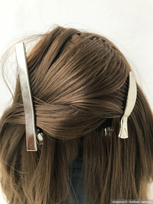 Как сделать фигурный (чешуйчатый) пробор кукле