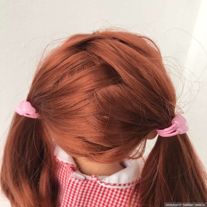 Как сделать фигурный (чешуйчатый) пробор кукле