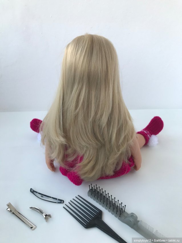 Как сделать фигурный (чешуйчатый) пробор кукле