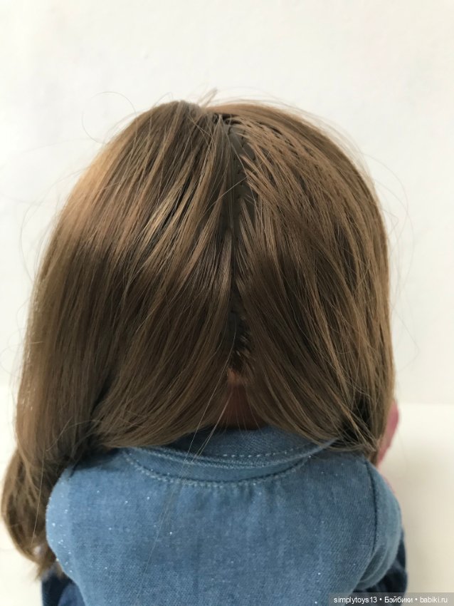 Как сделать фигурный (чешуйчатый) пробор кукле