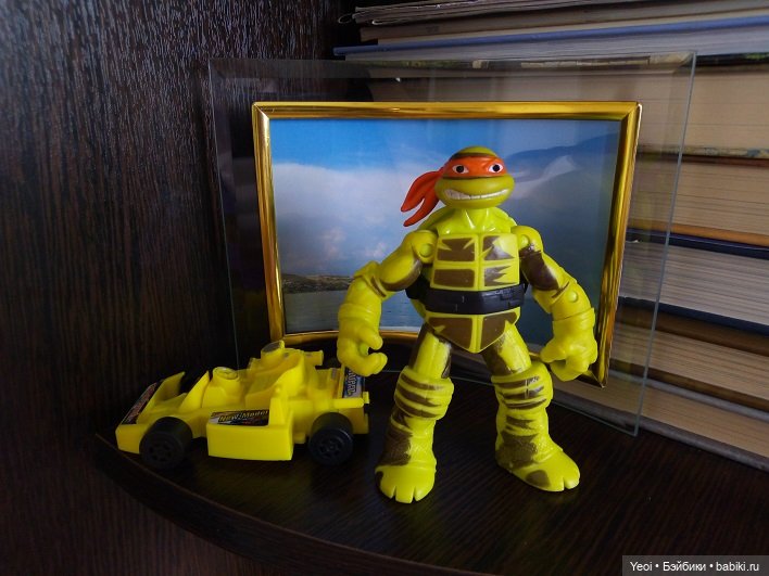 Фигурка Черепашки-ниндзя "Исчезающая тень" - Микеланджело