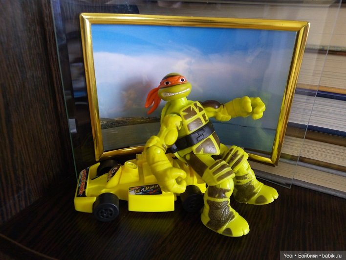 Фигурка Черепашки-ниндзя "Исчезающая тень" - Микеланджело (фото 10)