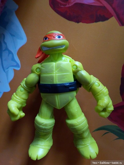 Фигурка Черепашки-ниндзя "Исчезающая тень" - Микеланджело