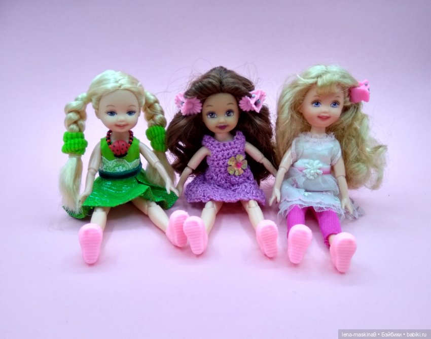 Шарнирные куколки — Куклы Kelly (Келли): Сестра Барби