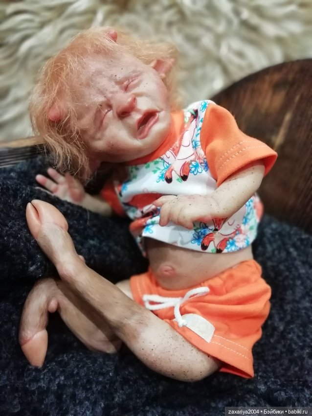 Фавн - Пыжик. Кукла реборн Рязановой Елены (фото 5)