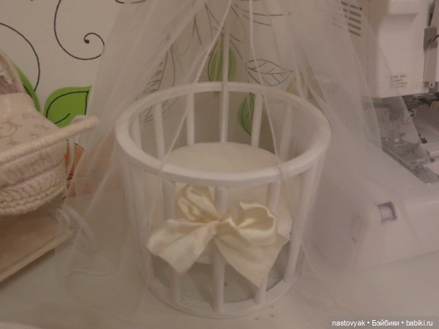 Кукольная коляска и кроватка для двойняшек. 1/6 (фото 9)