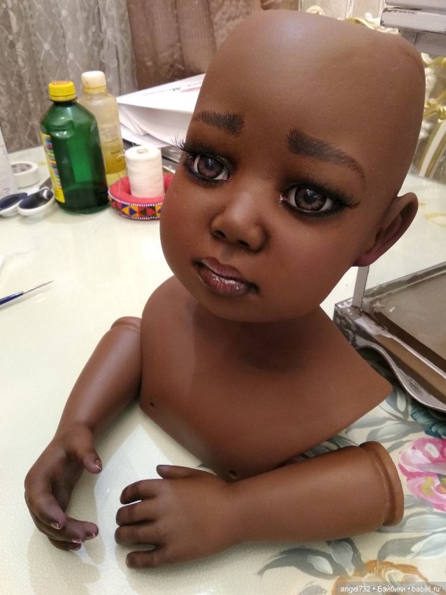 Реставрация фарфоровой куклы