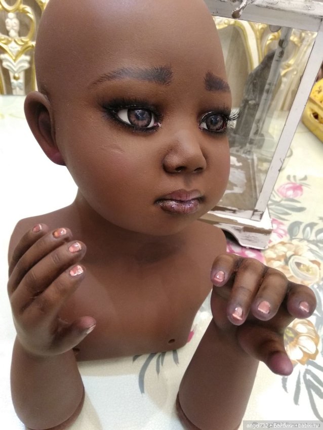 Реставрация фарфоровой куклы (фото 4)