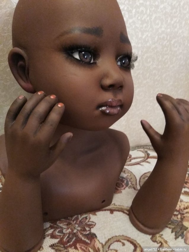 Реставрация фарфоровой куклы (фото 5)