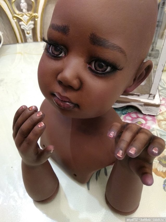 Реставрация фарфоровой куклы (фото 3)