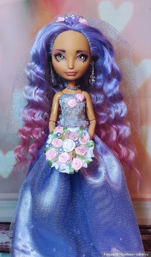 Счастливого дня свадьбы - нежная невеста Сирень