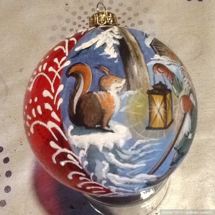 Лучше поздно, чем никогда... Новогодние, ёлочные шары