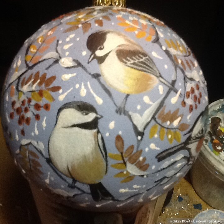 Лучше поздно, чем никогда... Новогодние, ёлочные шары