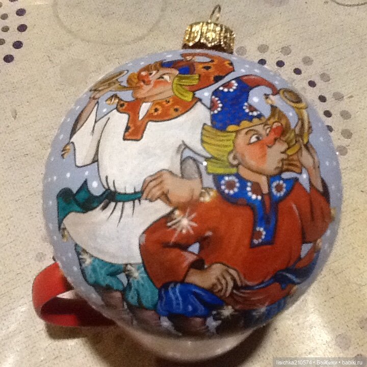 Лучше поздно, чем никогда... Новогодние, ёлочные шары