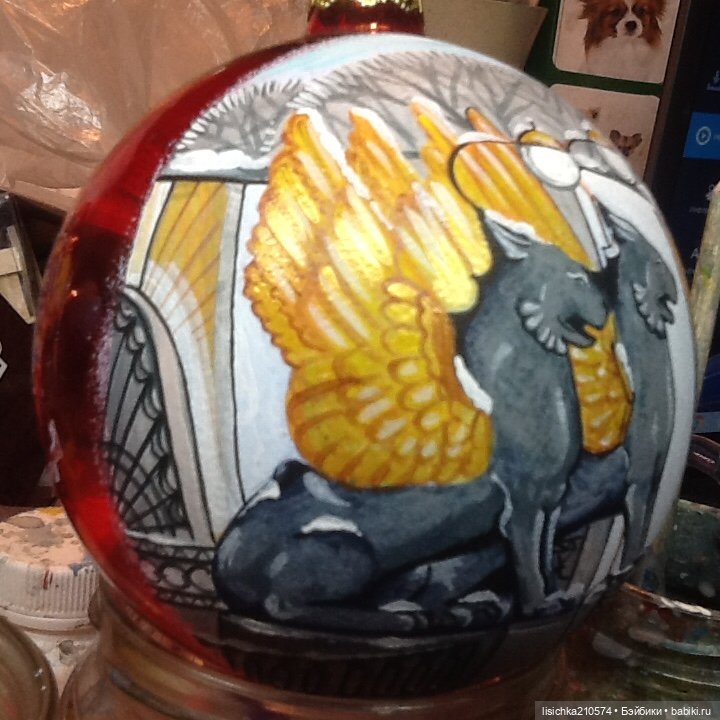 Лучше поздно, чем никогда... Новогодние, ёлочные шары