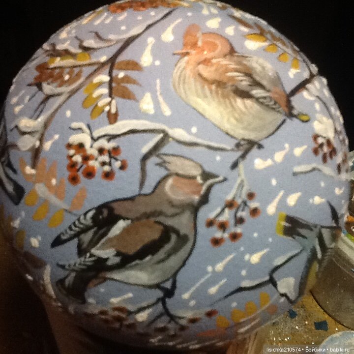 Лучше поздно, чем никогда... Новогодние, ёлочные шары