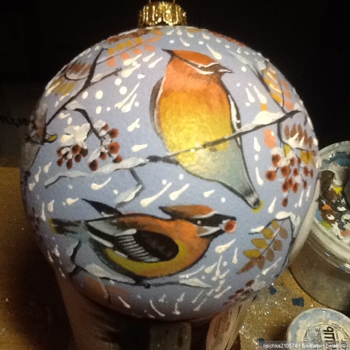 Лучше поздно, чем никогда... Новогодние, ёлочные шары