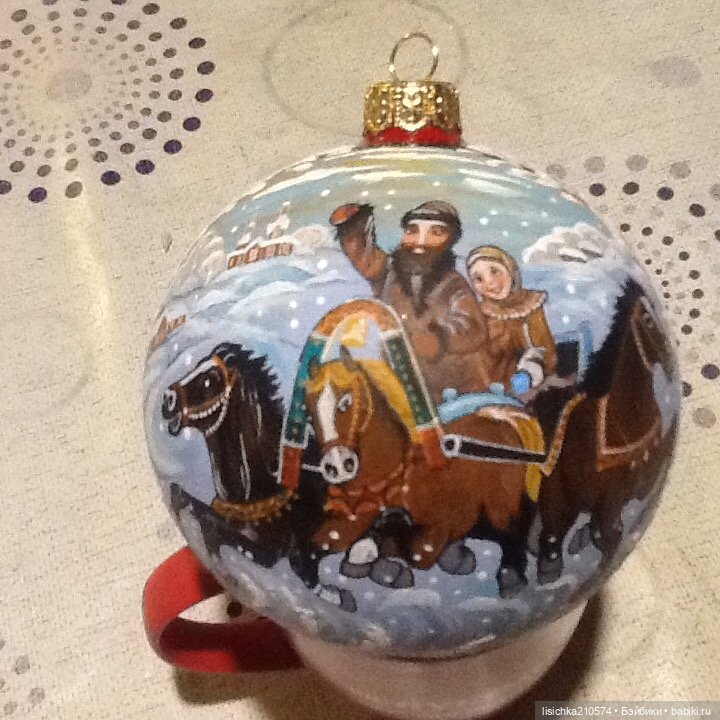 Лучше поздно, чем никогда... Новогодние, ёлочные шары