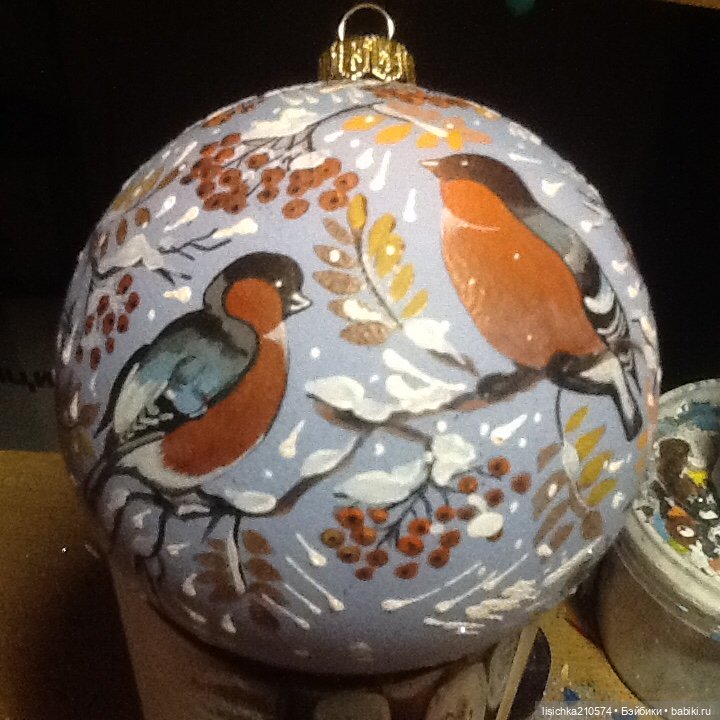 Лучше поздно, чем никогда... Новогодние, ёлочные шары