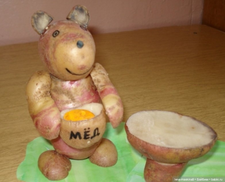 Куклы и игрушки из картошки