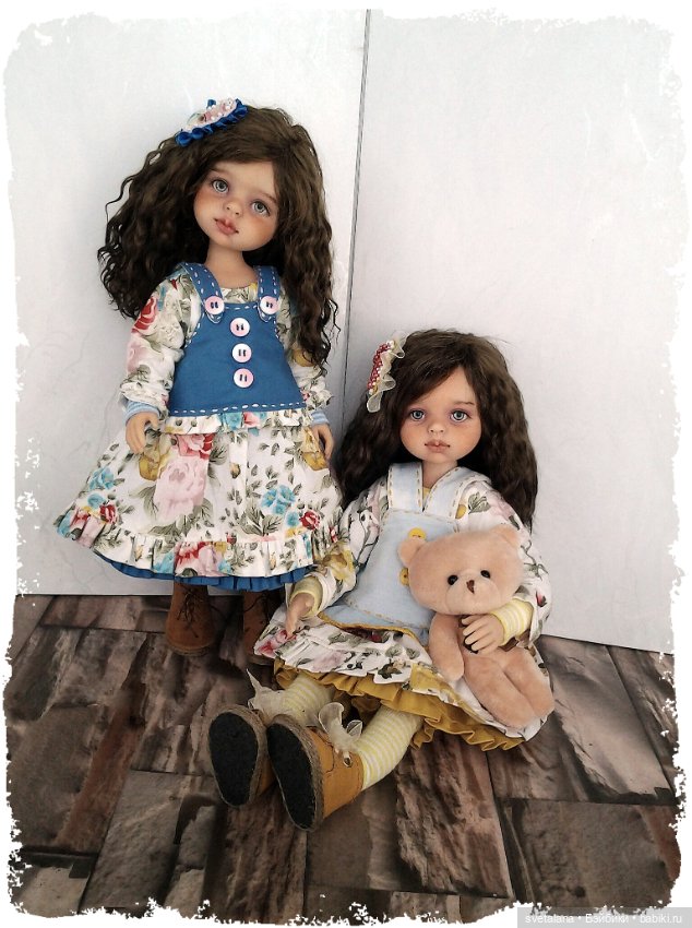 Златушка и Ладушка.ООАК кукол Паола Рейна