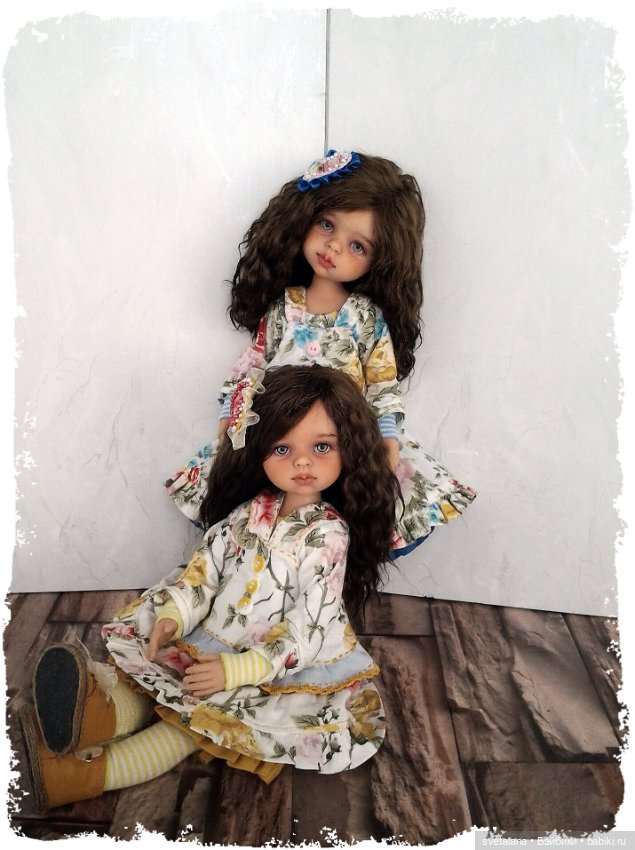 Златушка и Ладушка.ООАК кукол Паола Рейна