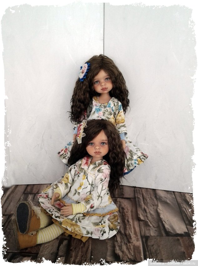 Златушка и Ладушка.ООАК кукол Паола Рейна