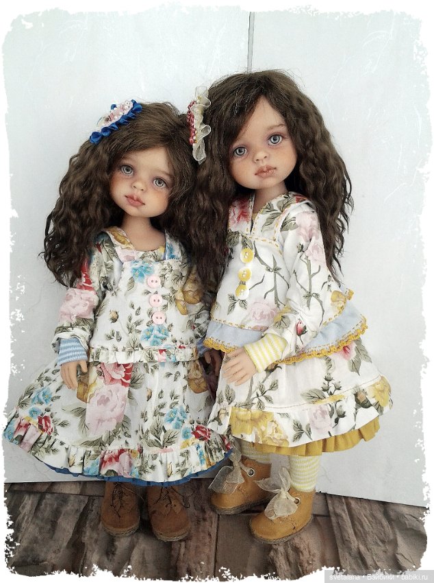 Златушка и Ладушка.ООАК кукол Паола Рейна