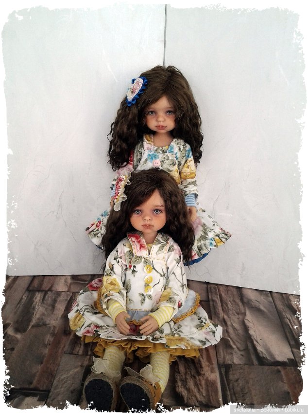 Златушка и Ладушка.ООАК кукол Паола Рейна