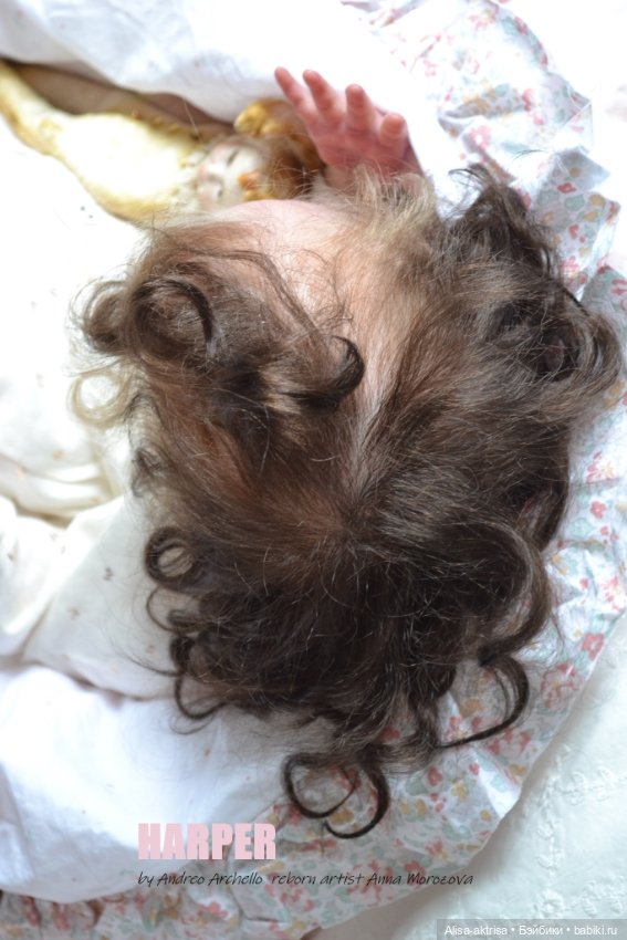 Харпер - малышка со старинной открытки. Куклареборн Анны Морозовой