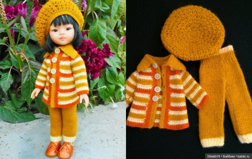 Наряды для кукол крючком — Одежда и обувь для кукол своими руками: фото