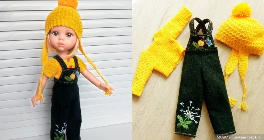 Наряды для кукол крючком — Одежда и обувь для кукол своими руками: фото