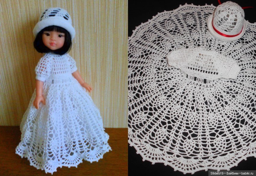 Наряды для кукол крючком — Одежда и обувь для кукол своими руками: фото