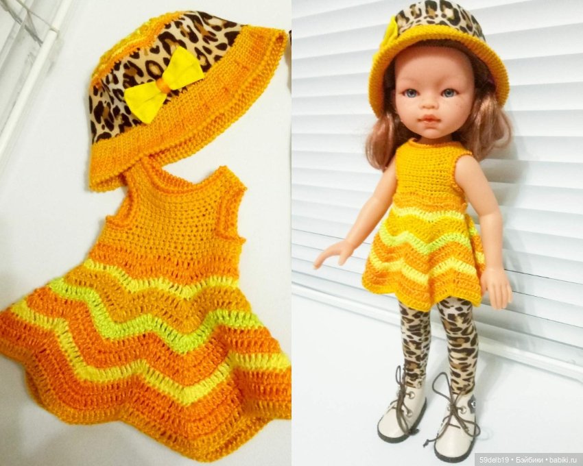 Наряды для кукол крючком — Одежда и обувь для кукол своими руками: фото