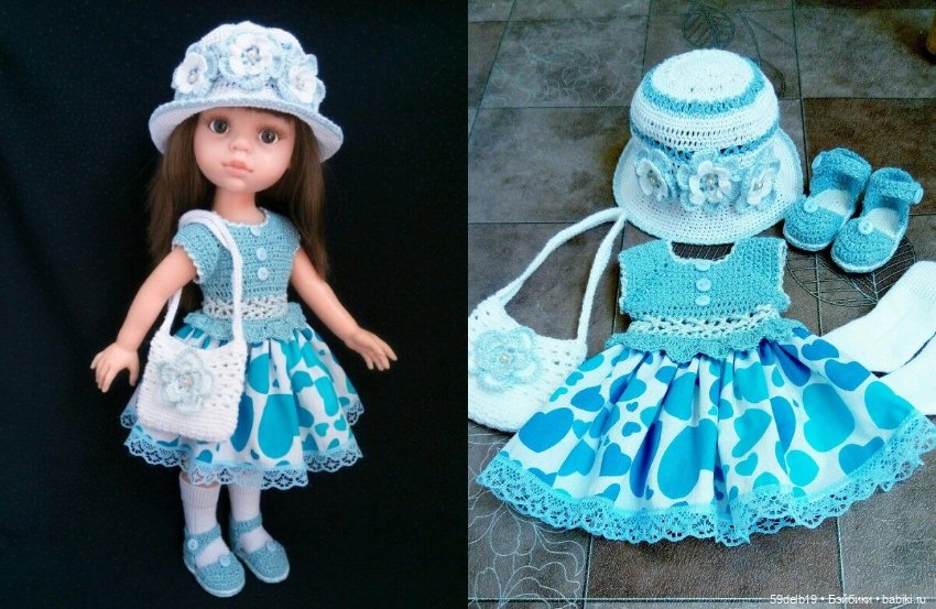 Наряды для кукол крючком — Одежда и обувь для кукол своими руками: фото